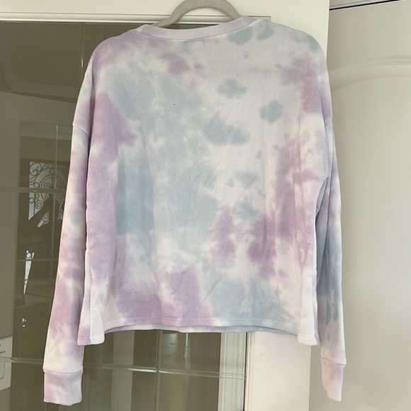 FRIENDS Light Blue and Purple Tie Dye Sweater - Picture 2 of 2